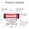 Signmission Full Acetylene Cylinders Ready For Use Danger Sign, Plastic, 18in W x 12in L, 2PK OS-2PACK-DS-P-1218-L-2056 - alternate 7